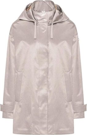 Duno Jassen, Dames, Beige, M, Katoen, Stijlvolle Trenchcoat