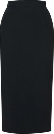 N&deg;21 Midi Skirts - Dames - Midirokken - Zwart - XL - Leer - Rokken