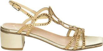 Vincent Vega Vincent Vega, Schoenen, Dames, Beige, 37 EU, Leer, York Sandaal