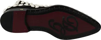 Dolce & Gabbana Black Suede Pearl Studs Boots Womens Shoes