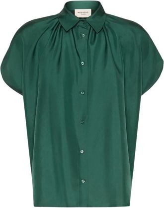 Max Mara Hemden - Dames - Blouses & Shirts - Groen - Maat: 2XS