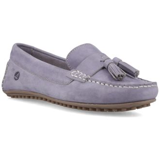 Sperry Top-Sider Salvador Slip On Nubuck Womens Lilac Moccasins Shoes - Size UK 5