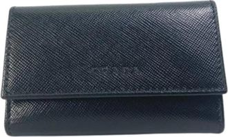 Prada Pre-owned Keycase - Dames - Vintage Accessoires - Zwart - ONE Size - Leer - Vintage