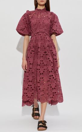 AllSaints Dress Odette, Womens, Burgundy