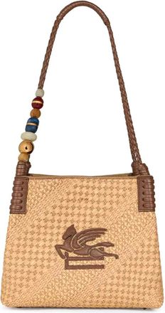 Etro Libra Small Raffia Shopping Bag