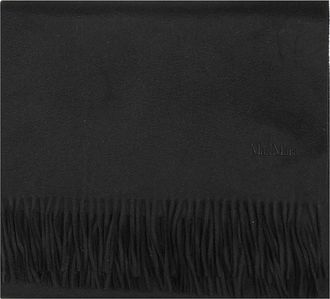 Max Mara Cashmere Stole With Embroidery And Fringes