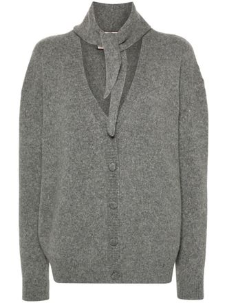 Plan C Cardigan a coste - Grigio
