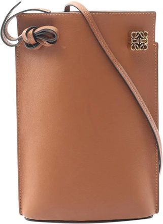 Loewe Borsa a tracolla Dice Pocket in pelle 2010-2025 - Marrone