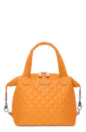 MZ Wallace Small Sutton Deluxe Tote in Sunset Orange at Nordstrom