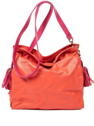 Loewe tassel-details shoulder bag - Orange