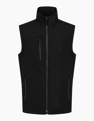 Regatta Mens Regatta Professional Mens Softshell 2 Layer Body Warmer - Black - Size: 38/Regular