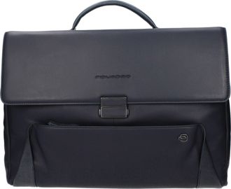 Piquadro Herrens Arbeitstaschen aus blauem Leder