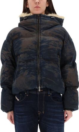 Diesel W-Aves-Fur Coat