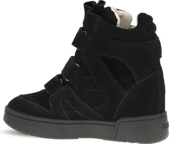 Isabel Marant Womens Wedge Sneakers Im3-Gz Black Midnight Trainers