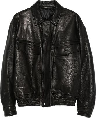 Santoro London Grainy Leather Jacket