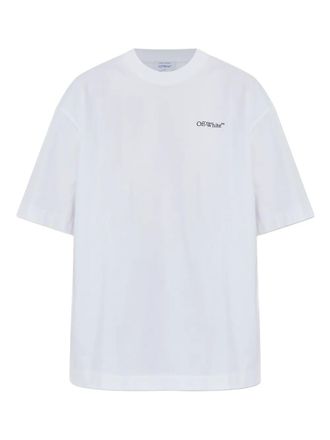 Off-white Half Arrow-logo T-shirt - women - Cotton/Cotton/Elastane - S