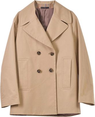 Paul Smith Double -breasted cotton twill