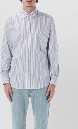 Valentino Garavani striped regular-fit button-down cotton shirt