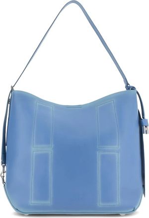 Hogan Borsa a spalla media in pelle - Blu