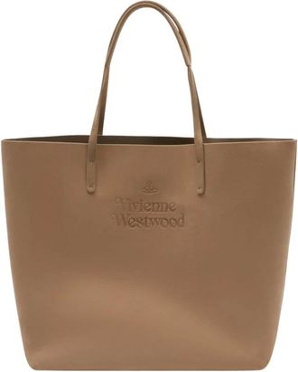 Vivienne Westwood Tote Bags, female, Beige, Size: ONE SIZE Studio Travel Bag