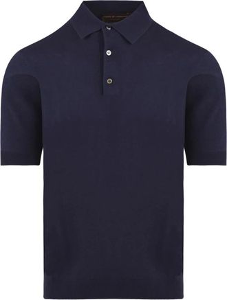 FILIPPO DE LAURENTIIS Polo Shirt met Korte Mouwen - Heren - Polos - Blauw - XL - Tops