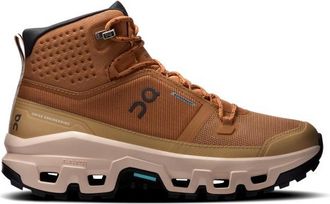 On Cloudrock Mid WP Wanderschuhe f&uuml;r Damen | braun