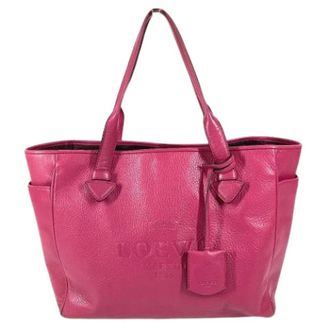 Loewe Pre-owned Tote Bags, female, Pink, Size: ONE SIZE Pre-owned Tote Bag