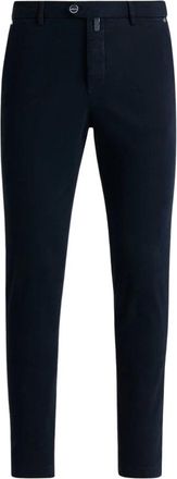 Kiton Stijlvolle Katoenen Broek - Heren - Chinos - Blauw - W38 - Katoen - Broeken