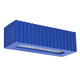 Sollux Lighting L&aacute;mpara de pared ultramarino cer&aacute;mica alt. 10 cm