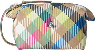 Vivienne Westwood Orb Motif Cosmetische Tas - Dames - Toilettassen - Veelkleurig - ONE Size - Katoen - Tassen