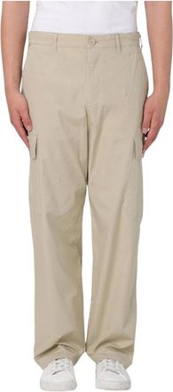 A|X Armani Exchange Broeken, Heren, Beige, W32, Katoen, Zand Cargo Broek met Zakken