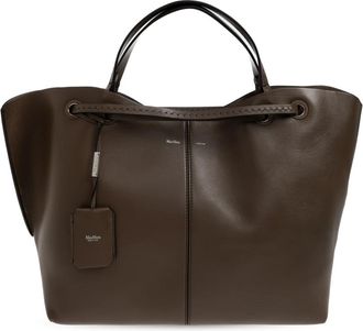 Max Mara Mixeddoubles Shopper Bag - Dames - Handtassen - Bruin - ONE Size - Leer - Tassen