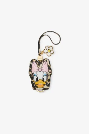 Ganni Brown Daisy Duck Leopard Key Bell