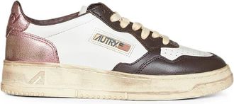 Autry Perforated-toe Metallic-insert Sneakers