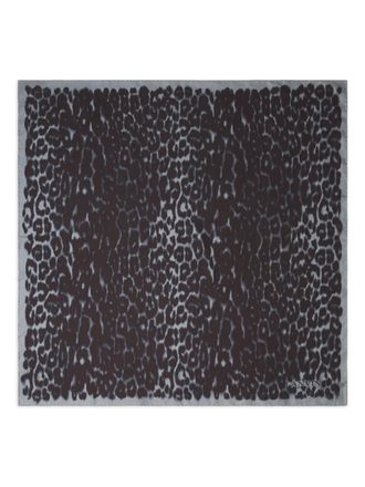 Lanvin animal-print scarf - Grigio