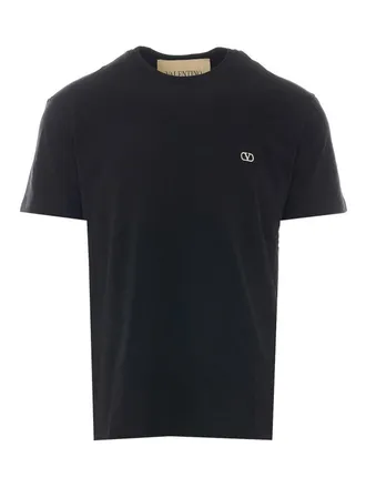 Valentino Garavani black vlogo siganture t-shirt