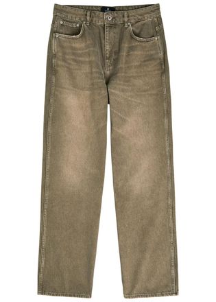 Represent Straight-leg Jeans - Olive - W32 (W32 / M)