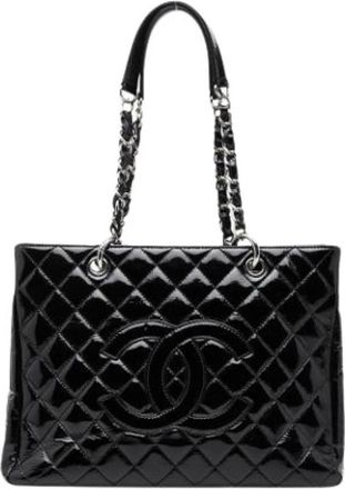 Chanel Pre-owned Tote Bags, female, Black, Size: ONE SIZE Pre-owned Vintage Shoulder Bag