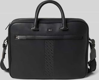 HUGO BOSS Laptoptasche mit Reißverschlussfächern außen Modell RAY in Black, Größe 1