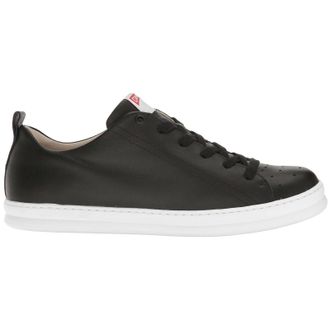 Camper Runner Four Cowhide Mens Low Top Trainers - Black White - Size:UK 5.5