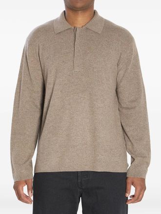 Lisa Yang Emil cashmere polo shirt - men - Cashmere - 4 - Neutrals