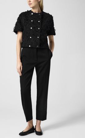 Lanvin Womens Wool cigarette pant