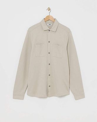 Jacamo Interlock Button Shacket Reg