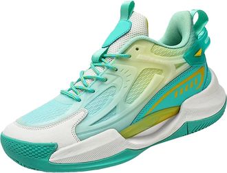 Generic Mens Running Shoes Mesh Athletic Sport Sneakers Gym Outdoor Basketball Shoes Men Anti-Slip High-Top Trainers Fashion Sport Sneakers for Youth Boys Cou