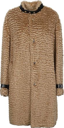 Jil Sander Womens Wool Coat - Tan - Size EU 34 (Womens)
