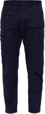 Dsquared2 Cargo Broeken - Heren - Slim Fit Broeken - Blauw - S - Katoen - Broeken