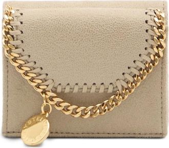 Stella McCartney Portafoglio tri-fold Falabella - Toni neutri