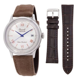 Orient Bambino Version 2 75th Anniversary Automatic White Dial Mens Watch RA-AC0027S30B