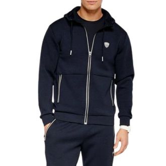 Emporio Armani Emporio Armani Ea7, Heren, Sweatshirts & Hoodies, Blauw, Maat: XL Viscose