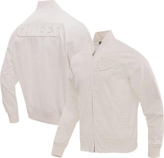 Pro Standard Mens Pro Standard Cream Kansas City Chiefs Neutral Full-Zip Jacket at Nordstrom, Size Xxx-Large